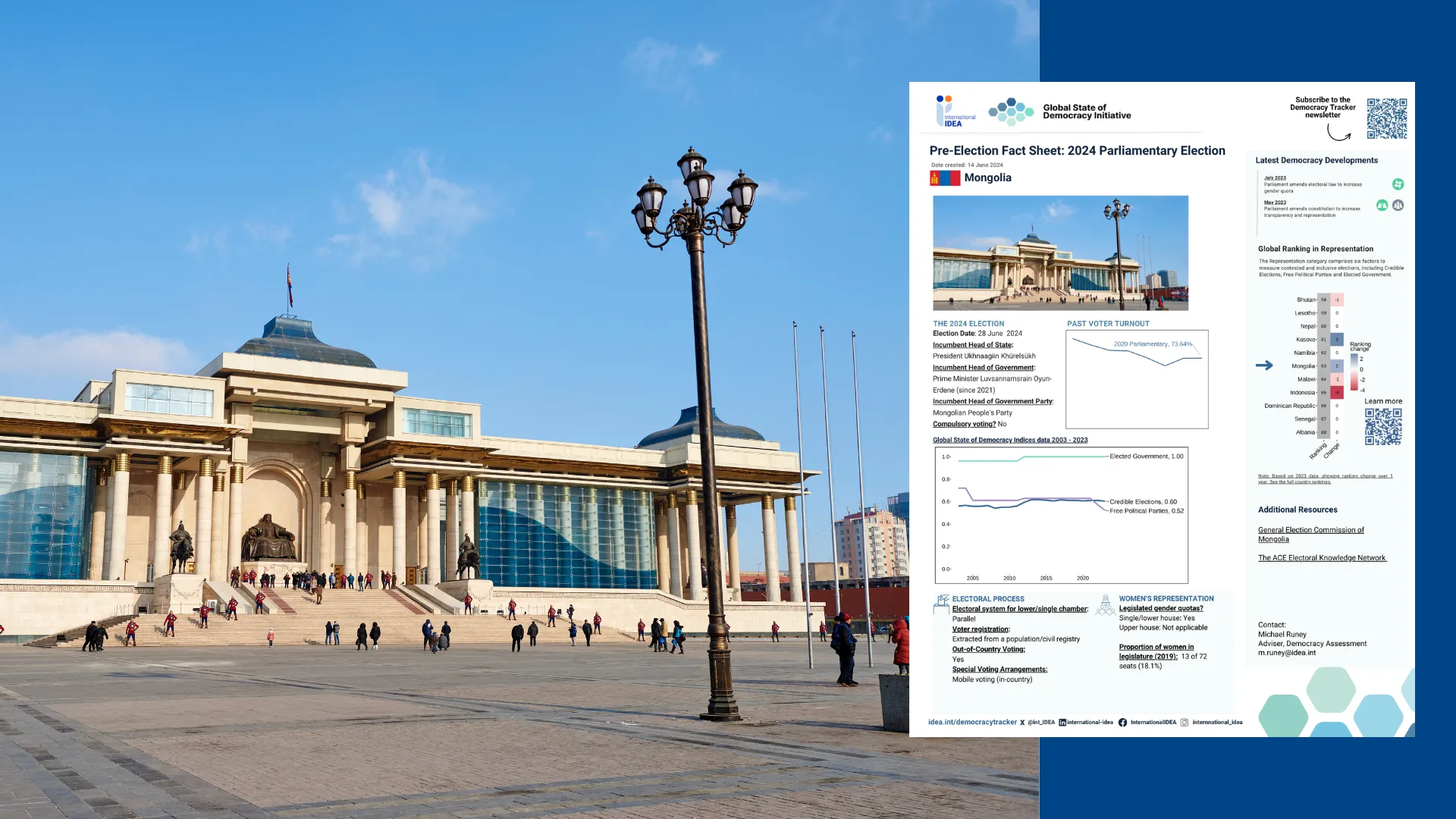 Pre-election factsheet for Mongolia